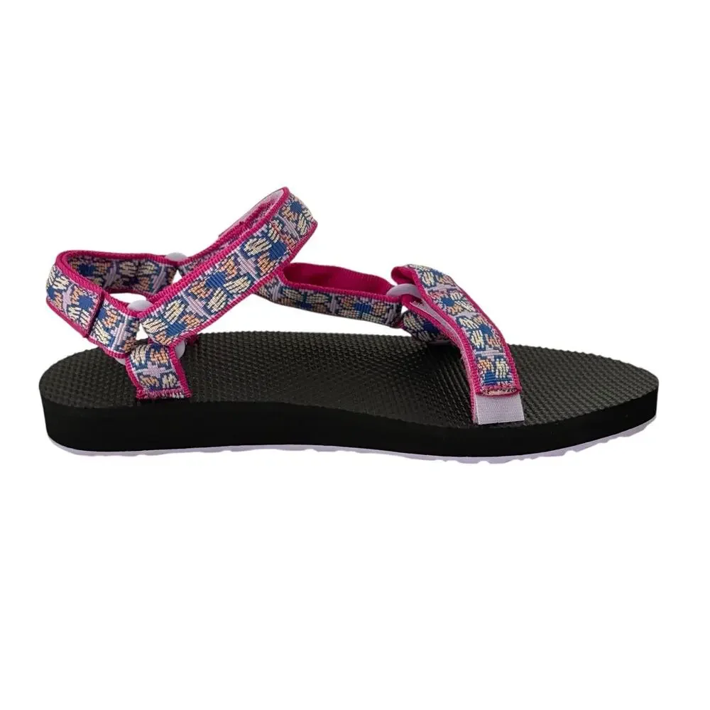 Teva Youth Girls Sport Sandals Butterfly Lilac Adjustable Lightweight SZ/5